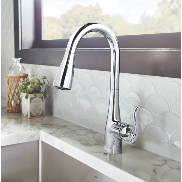 Moen Arbour Pulldown Laundry Faucet & Reviews Wayfair Canada